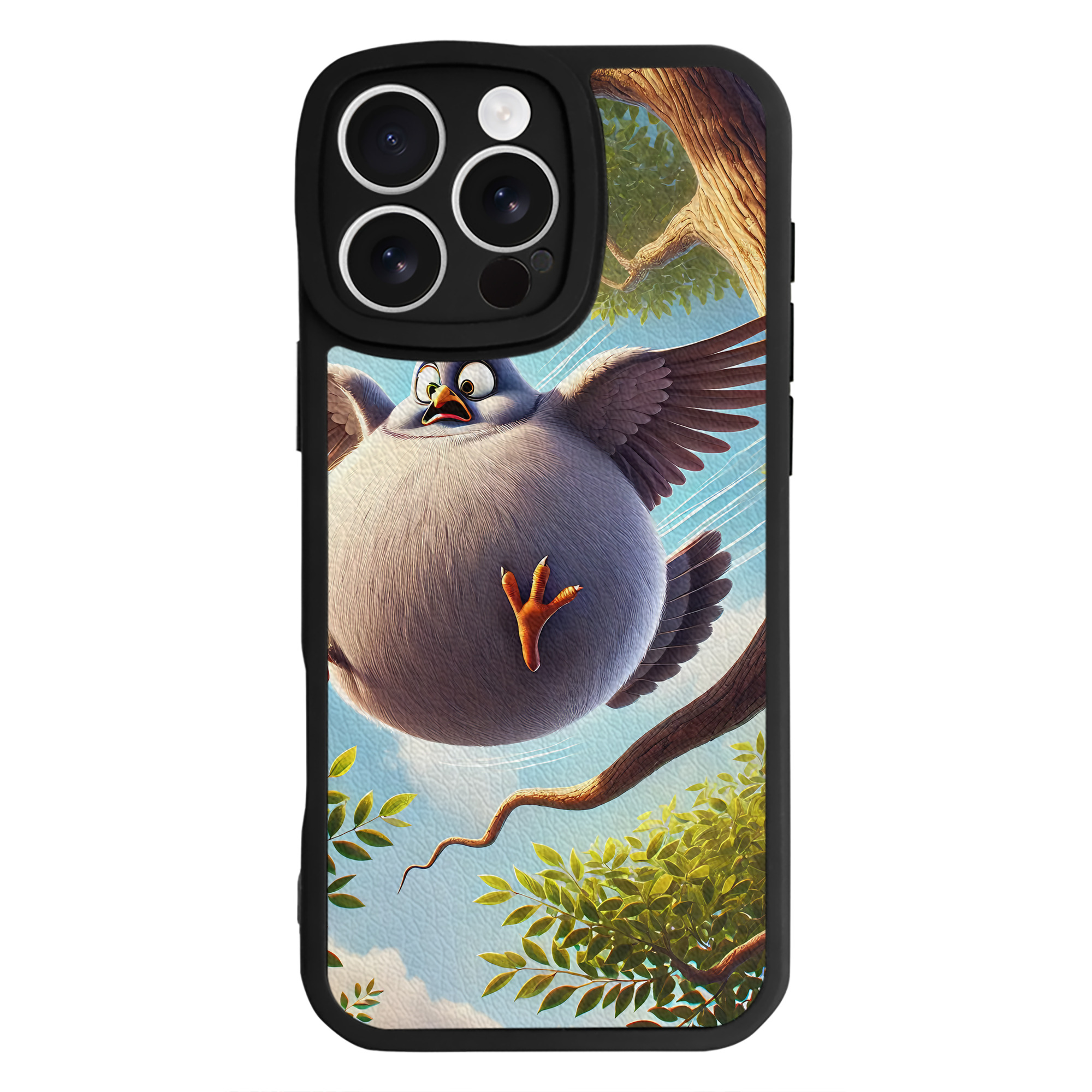 （画像用） Angry Birds アングリーバード 【iPhone 16シリーズ対応】シリコンスマホケース（レザー調） 材質：シリコン